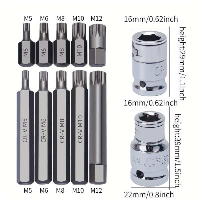 40pcs Heavy-Duty Metal Screwdriver Set with Non-Slip Ergonomic Handle & Compact Toolbox - Star-Shaped & Phillips/Flathead Drivers, SAE & Metric Sizes for Car,, Home, Electrical Repairs - All-in-One Tool Kit for Mechanics, DIY, Appliance Maintenance -
