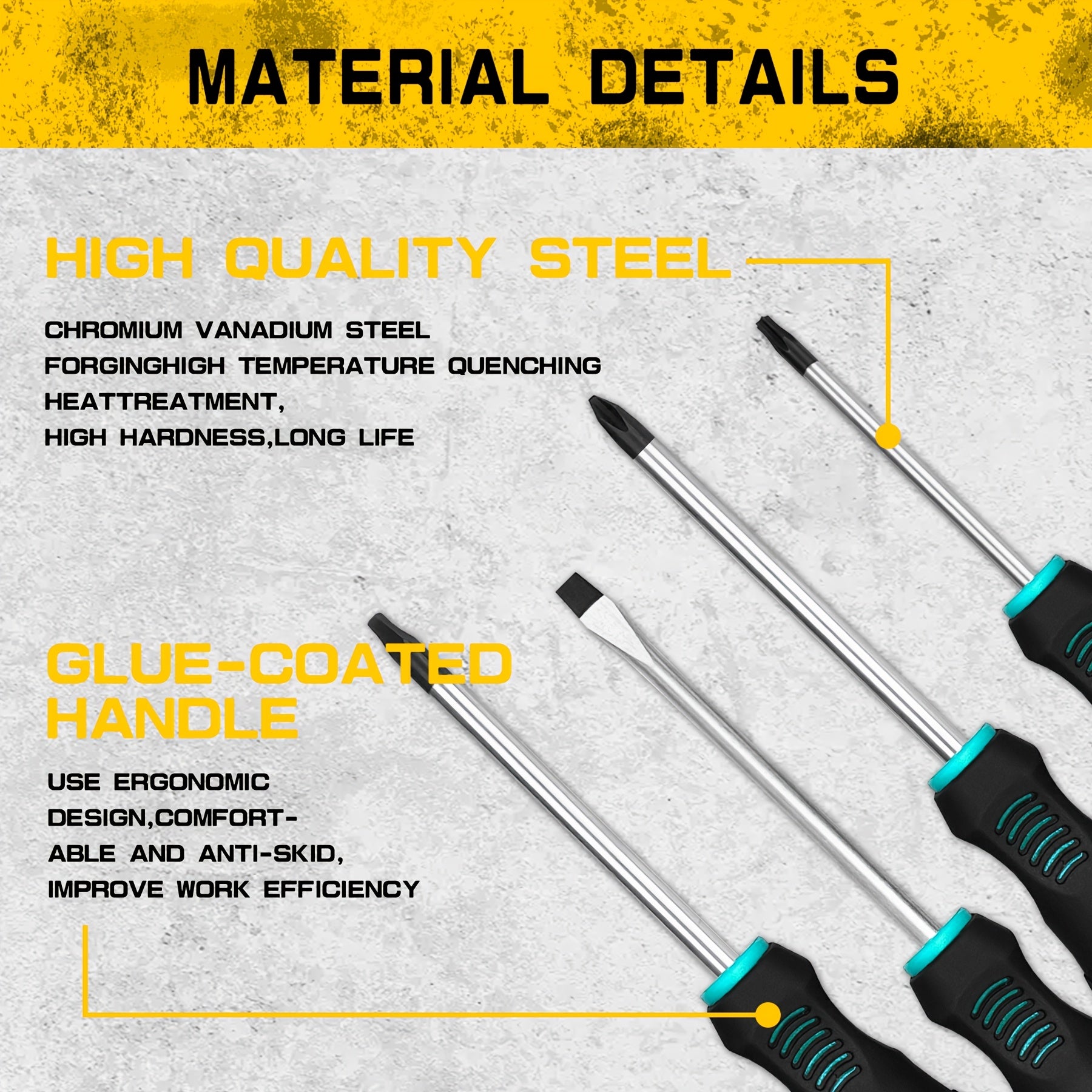 DARK DUCK 118pcs Magnetic Screwdriver Set with Plastic Rack And Magnetic Tool Bowl, Chrome Vanadium Steel, Multi-Size for Electronics And Precision Work, Non-Slip Rubber Handles, Durable Metal Construction (Blue)