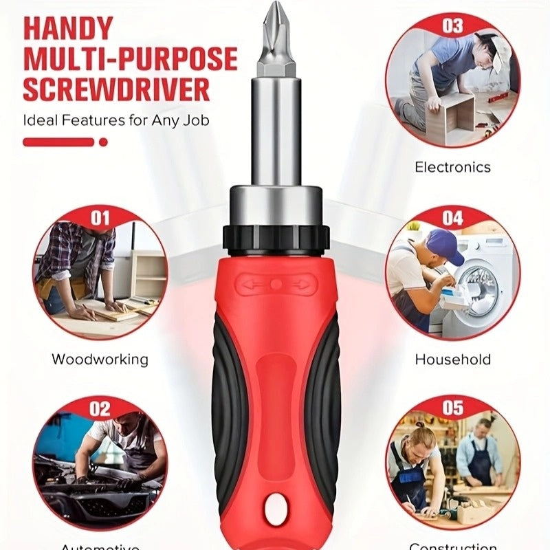 30pcs Magnetic Ratcheting Wrench and Precision Screwdriver Set, Mini Electronics Tool Kit with Screw Extractor, Ideal for Watch, Mobile Phone, Computer Maintenance, Plastic and Metal, No Electricity Needed, Watch Repair Tools | Compact Tool Kit | Durable