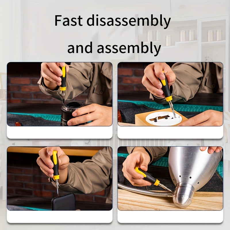 Set Screwdriver Combination Set, Multifunctional Household Disassembly Tool Set, Suitable For Home And Office.
