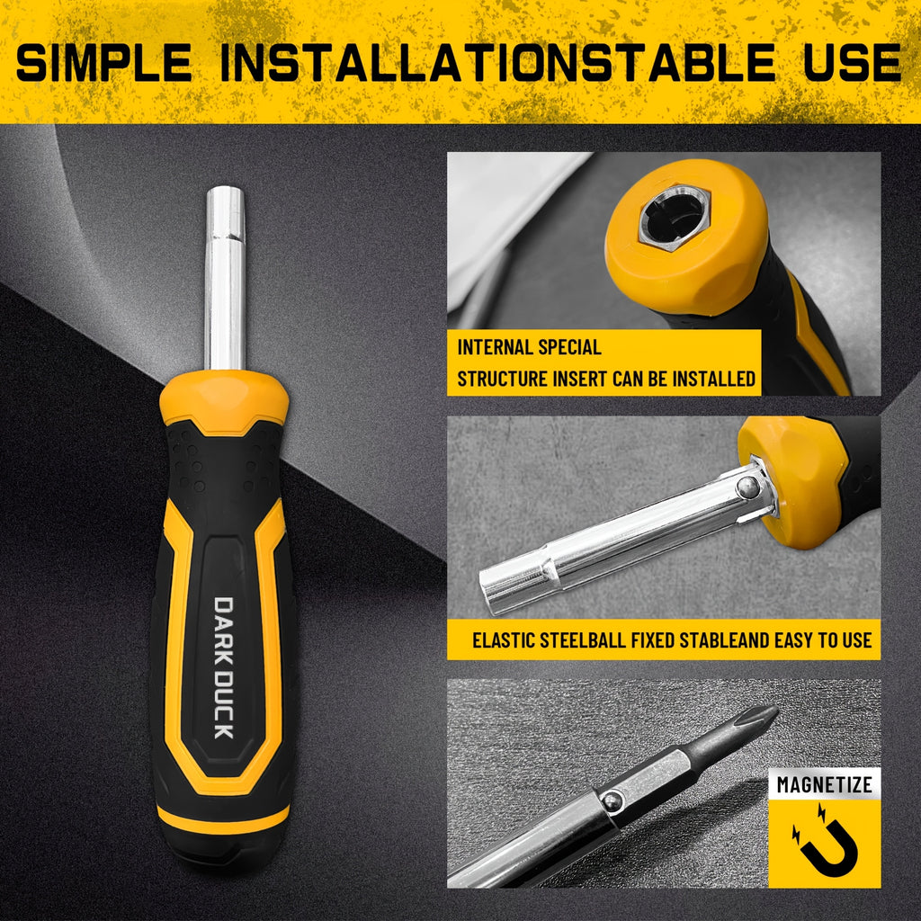 18-in-1 Multi-bit Screwdriver Set Tool All In One, Portable Multi-Purpose Screwdriver.