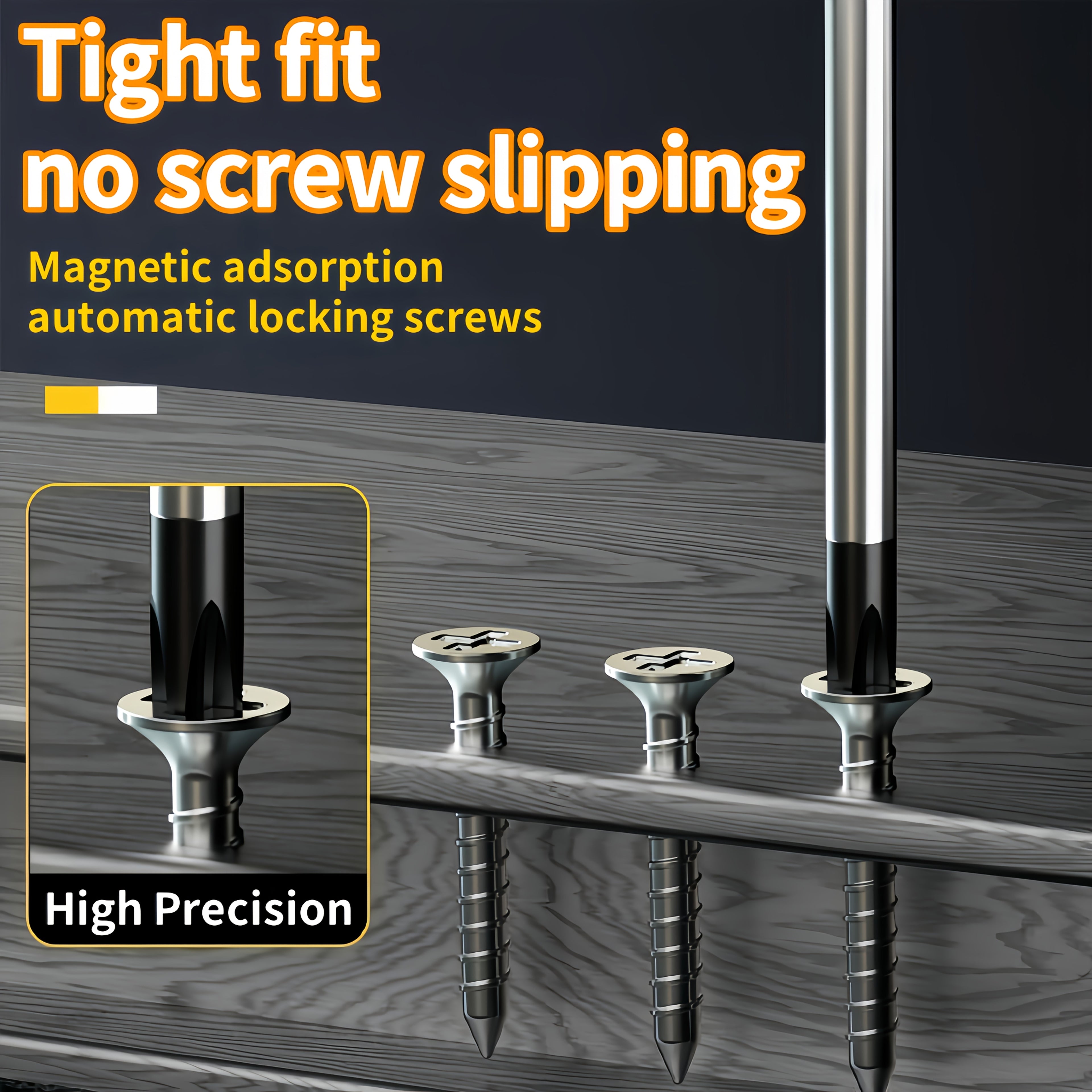 Anthropometric Magnetic Screwdriver Set with Anti-Slip Handle, Tamper-Proof, Anti-Static, Strong Magnetism, Single Direction and Phosphated Steel Head Style Phillips and Flathead Screwdrivers - Ideal for Professional Industrial Maintenance, Durable Home