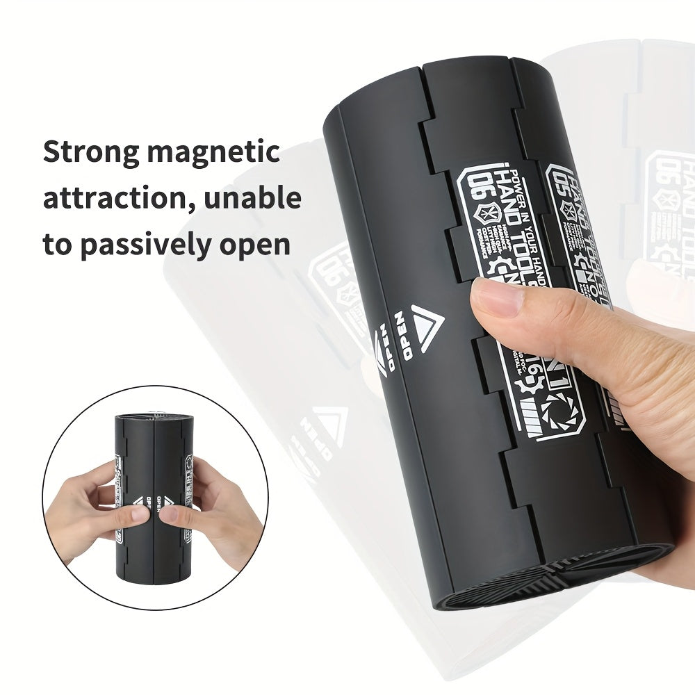 126in 1 Manual Hand Tool Kit Precision Screwdriver Set Handle Portable Pen Wireless Cordless Magnetic Mini Small Bit for Xiaomi Mobile Cell Phone Watch Repair Home Household Micro Laptop PC Multifunctional Professional Black