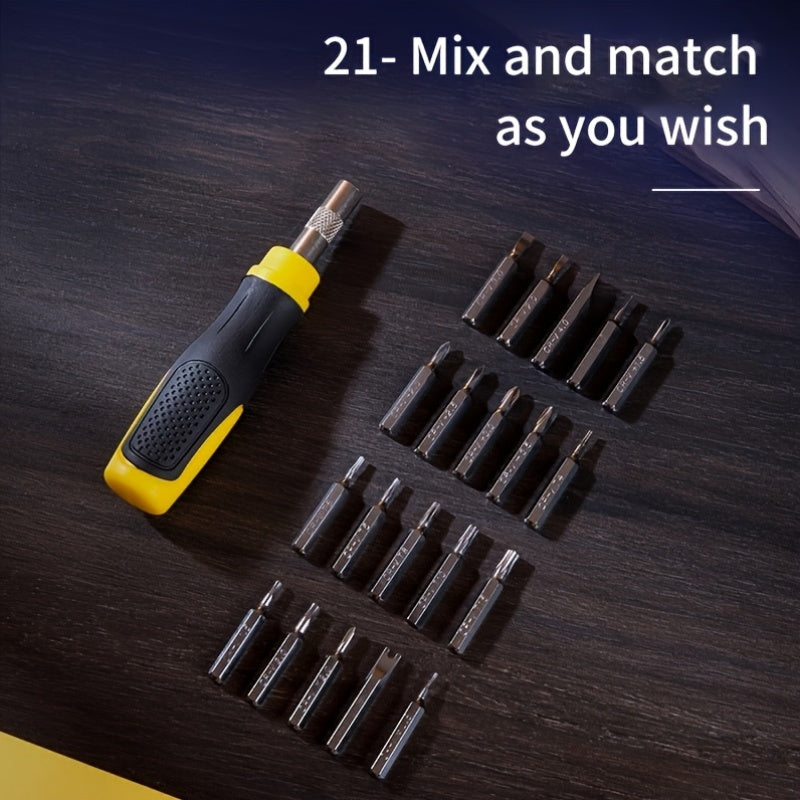 Set Screwdriver Combination Set, Multifunctional Household Disassembly Tool Set, Suitable For Home And Office.