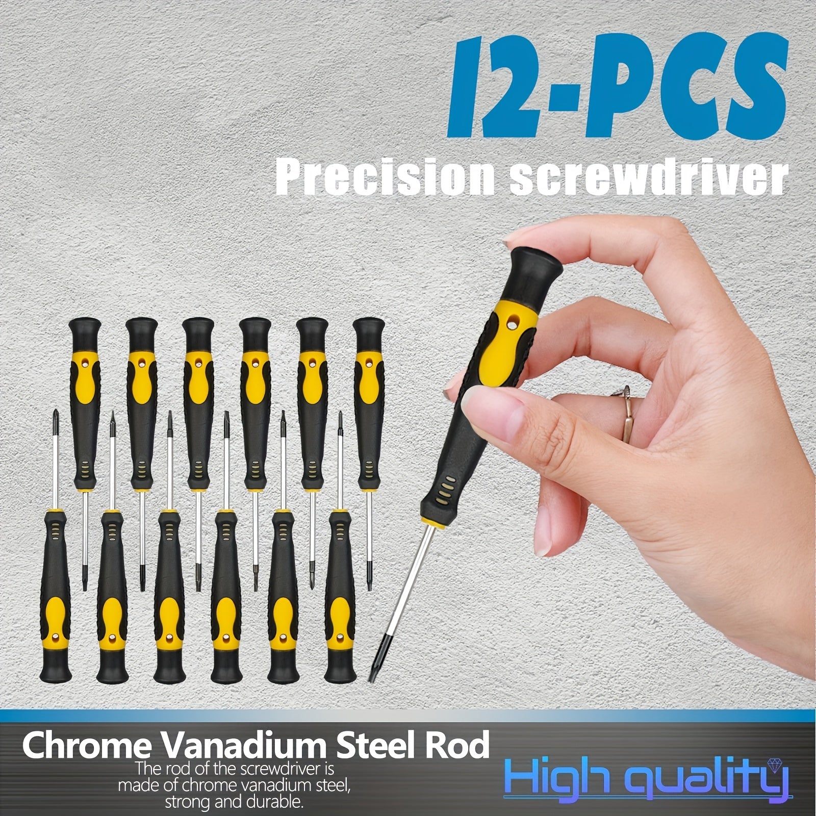 145pcs SEIKODY Steel Magnetic Screwdrivers Set, Precision, With Plastic Racking, Magnetizer, Key Set, Nut Driver and Bit Set, Uncharged, Without Battery, for DIY, Men, Tools Gift