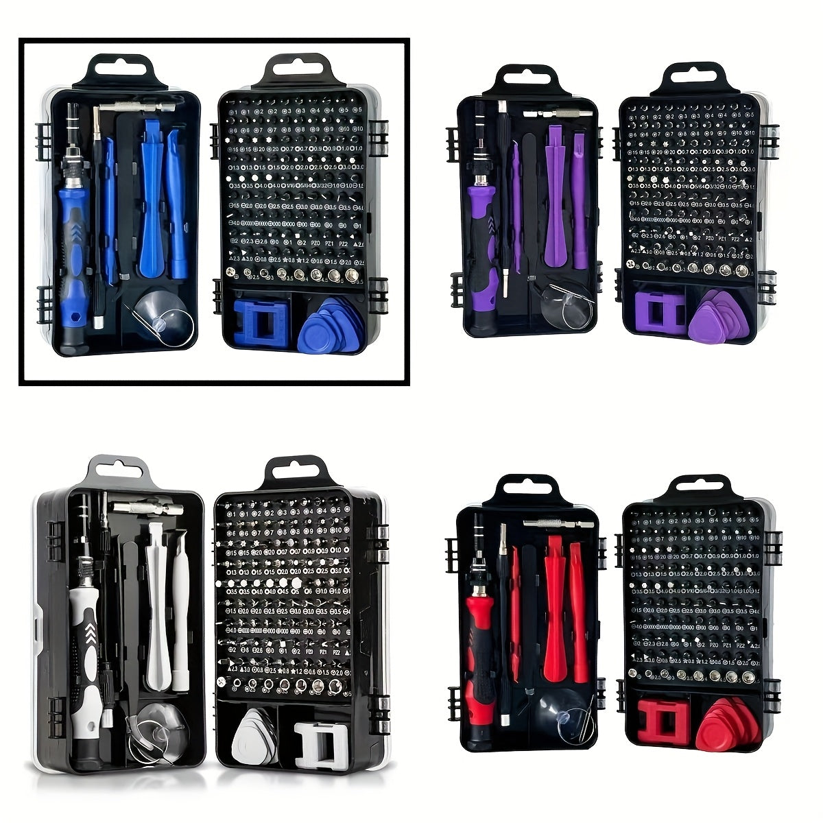 [Upgraded Screwdriver] 115 in 1 Upgraded Screwdriver Set | Strong Magnetic High Hardness, Multifunctional Disassembly Tool Kit, Durable Metal Case, Rust Resistant, Non-Slip Grip for Manual and Mechanical Use