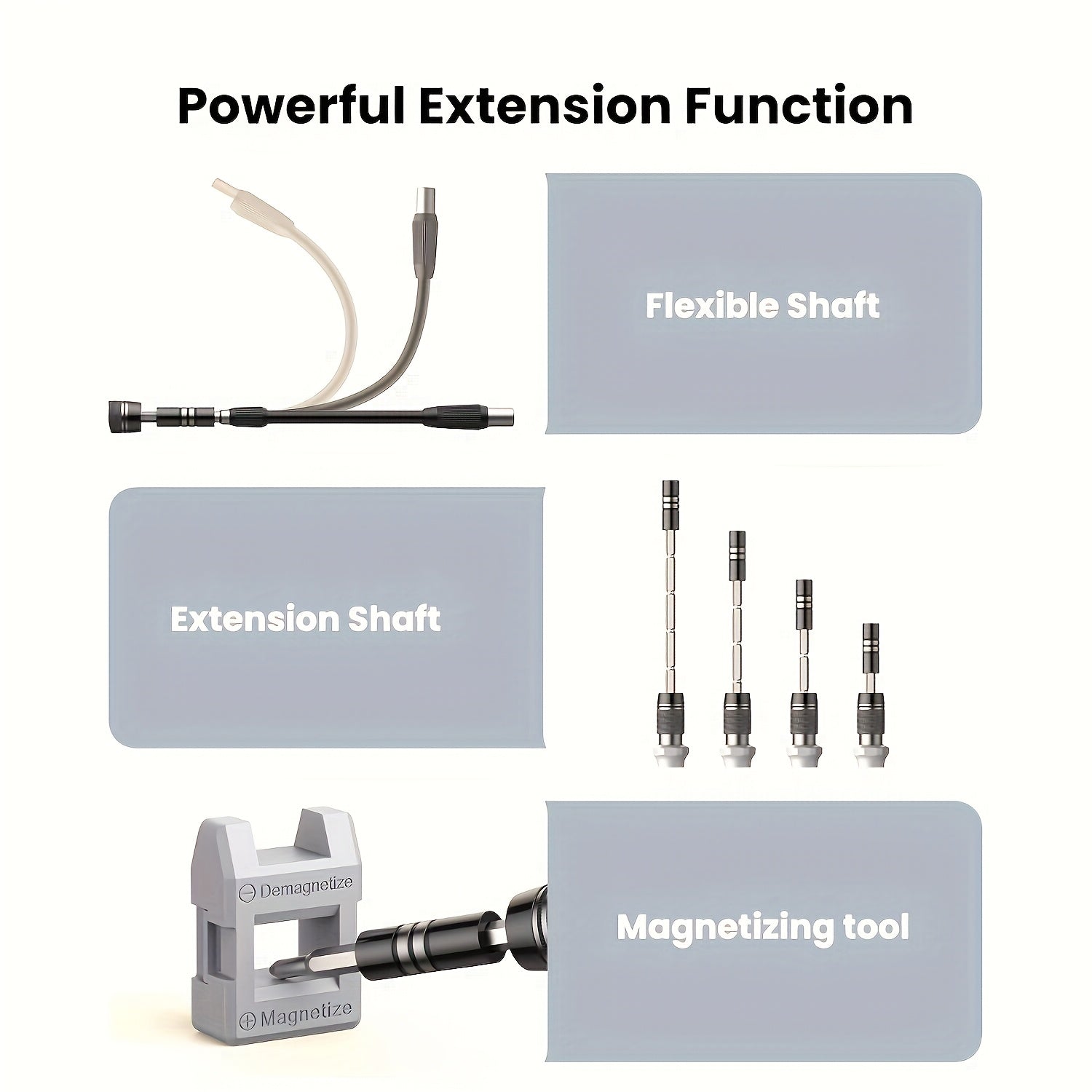 [Upgraded Screwdriver] 115 in 1 Upgraded Screwdriver Set | Strong Magnetic High Hardness, Multifunctional Disassembly Tool Kit, Durable Metal Case, Rust Resistant, Non-Slip Grip for Manual and Mechanical Use