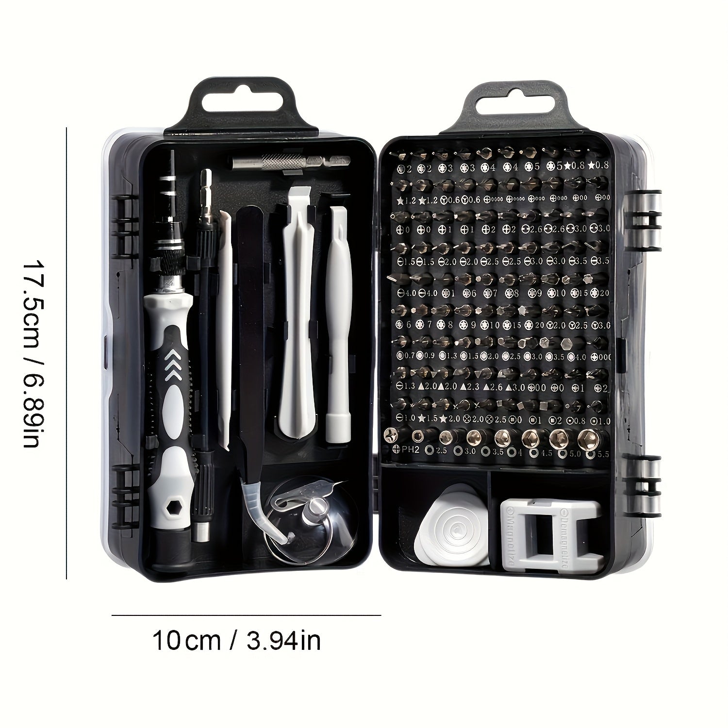 [Upgraded Screwdriver] 115 in 1 Upgraded Screwdriver Set | Strong Magnetic High Hardness, Multifunctional Disassembly Tool Kit, Durable Metal Case, Rust Resistant, Non-Slip Grip for Manual and Mechanical Use