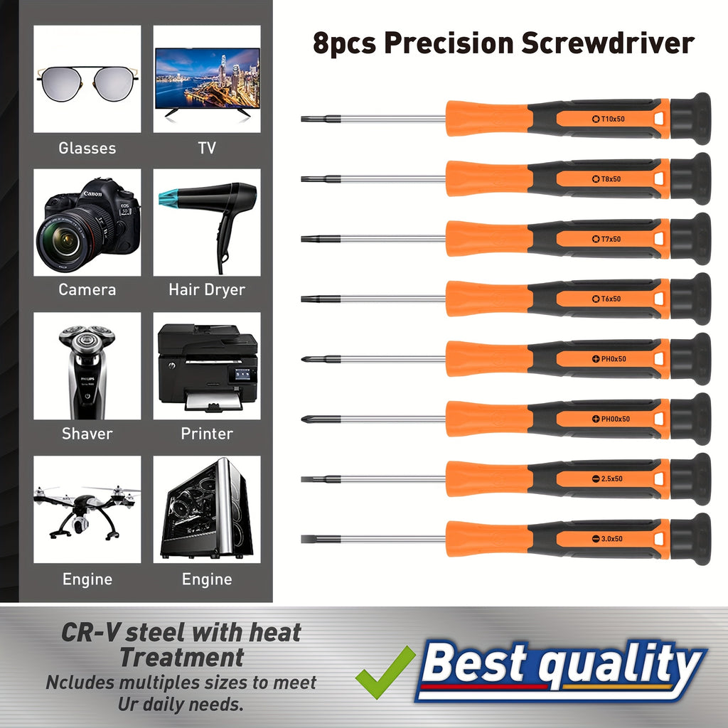 120pcs Screwdriver Set With Magnetic Tip, High-quality Screwdriver Head, Allen Wrench, Nut Screwdriver, Magnetizer, Etc., With Plastic Bracket For Easy Storage