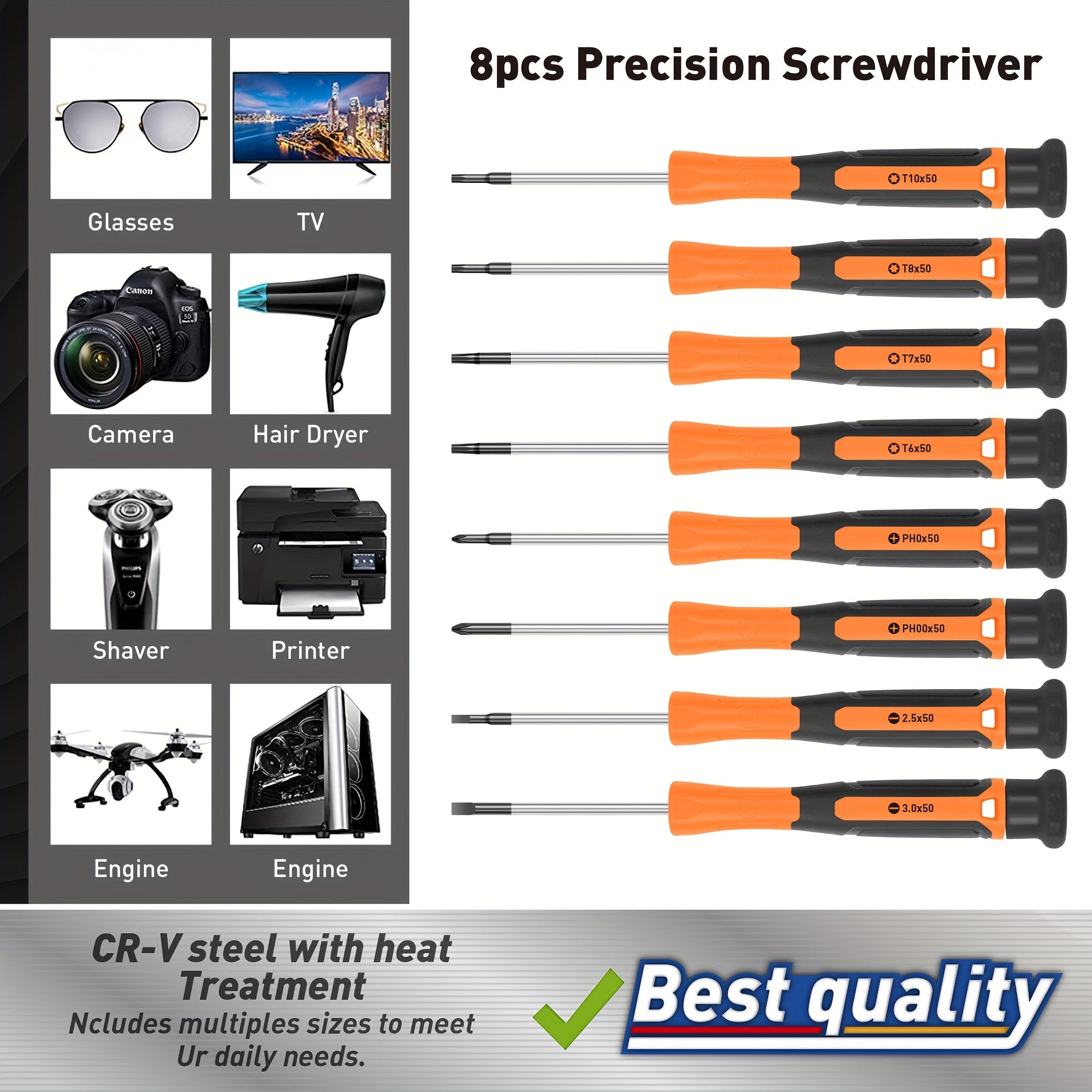 120pcs Screwdriver Set With Magnetic Tip, High-quality Screwdriver Head, Allen Wrench, Nut Screwdriver, Magnetizer, Etc., With Plastic Bracket For Easy Storage