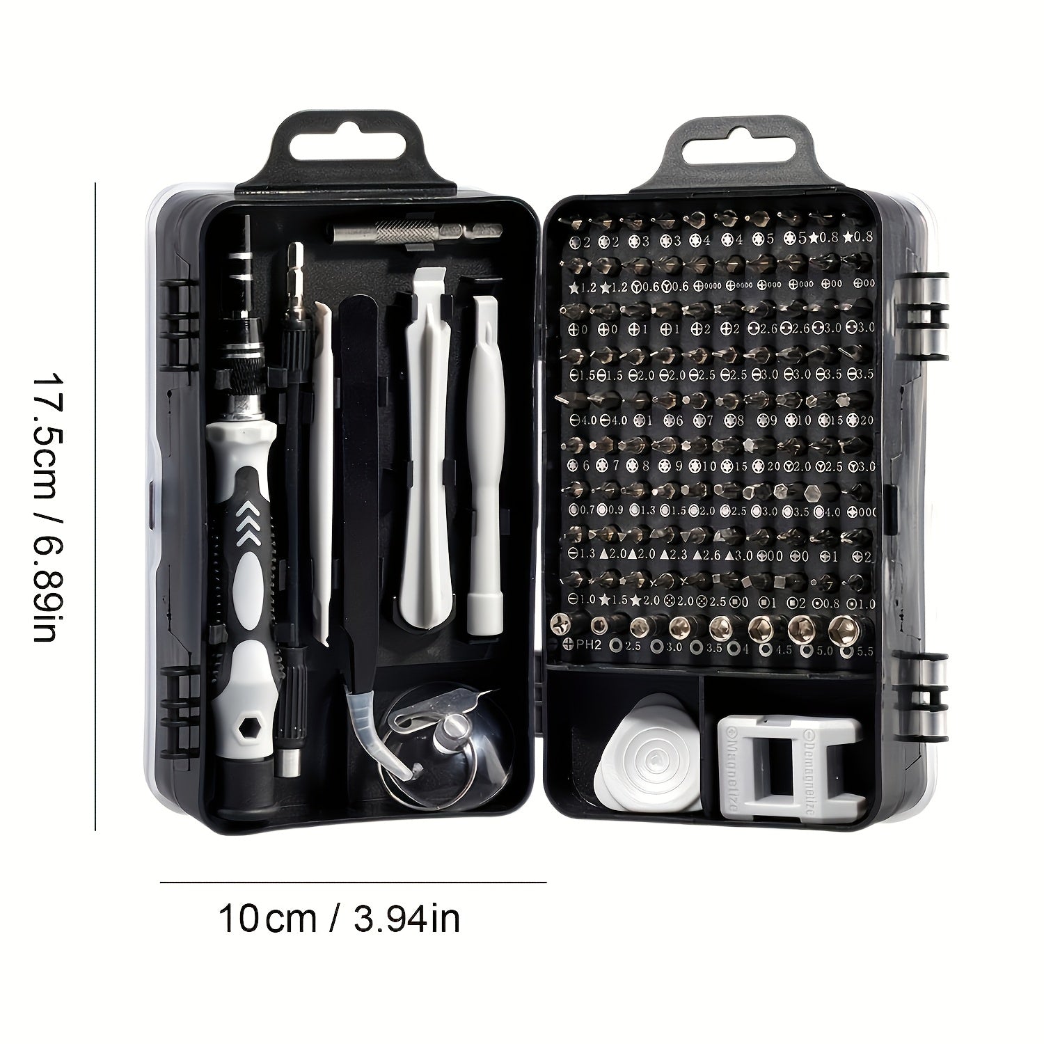 [Upgraded Screwdriver] 115 in 1 Upgraded Screwdriver Set | Strong Magnetic High Hardness, Multifunctional Disassembly Tool Kit, Durable Metal Case, Rust Resistant, Non-Slip Grip for Manual and Mechanical Use