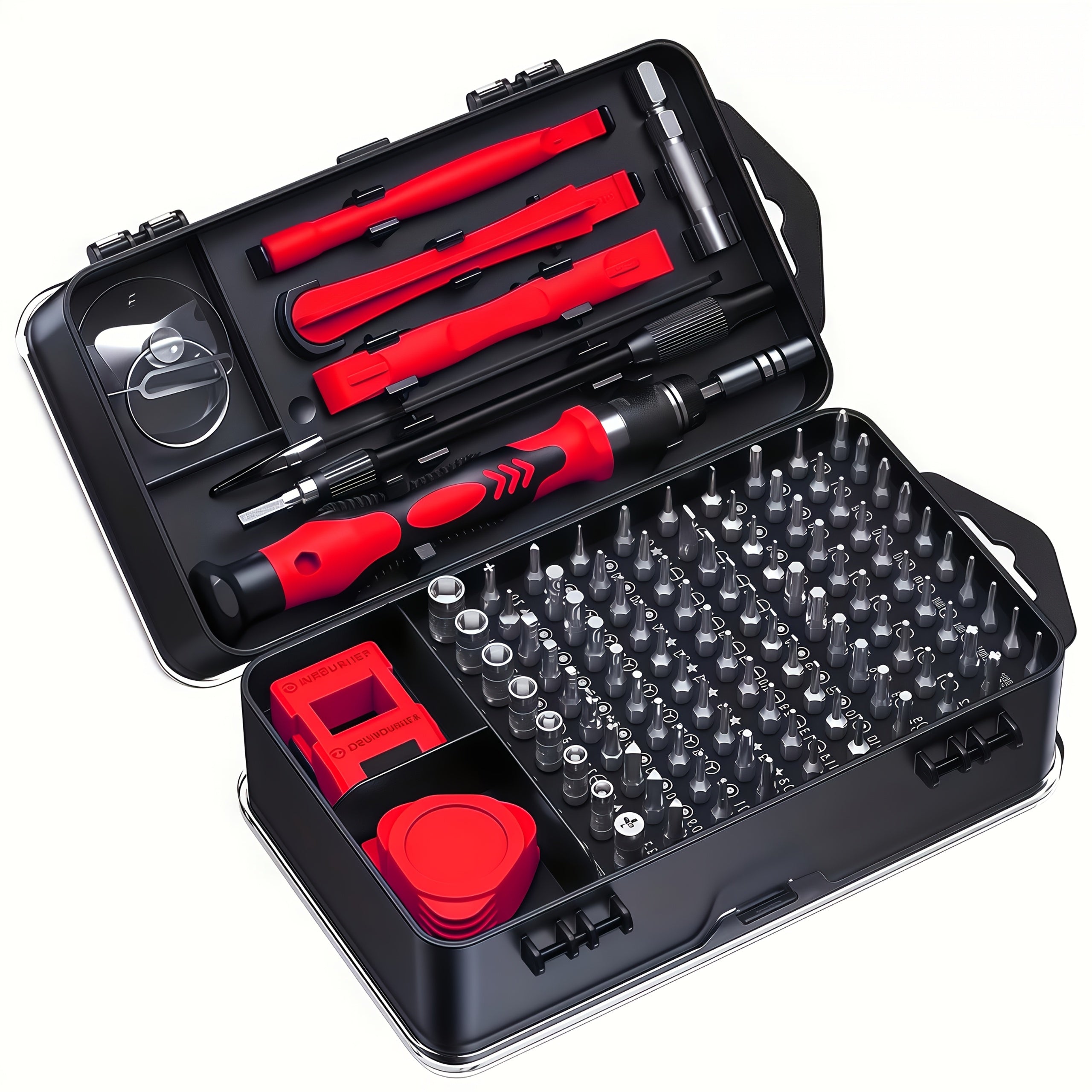 [Upgraded Screwdriver] 115 in 1 Upgraded Screwdriver Set | Strong Magnetic High Hardness, Multifunctional Disassembly Tool Kit, Durable Metal Case, Rust Resistant, Non-Slip Grip for Manual and Mechanical Use