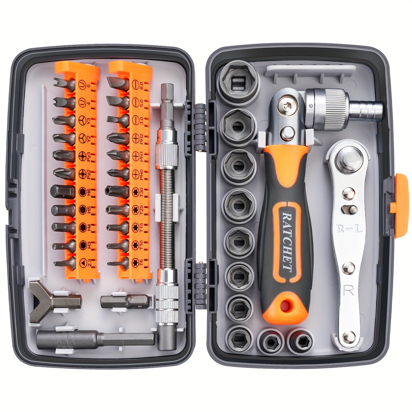 Ratcheting Screwdriver Set: KeenWise 38-in-1 Ratchet Screwdriver Tools Versatile Magnetic Tools for Mechanics and DIY Enthusiasts (2880A)